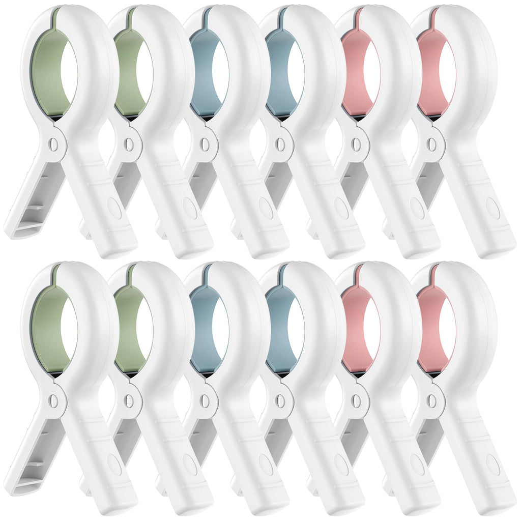 Hold & Hang Towel Clips — 12 Pack